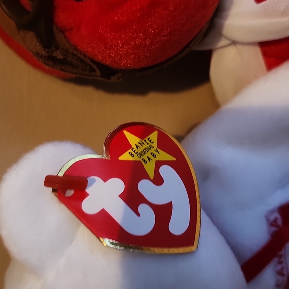 Set of 3 Ty Beanie Babies, Bearon Pierre and Maple - Picture 5 of 16